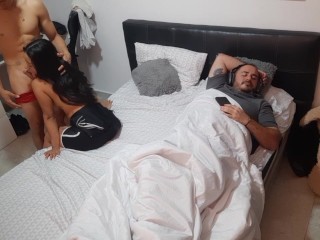 I have sex with my girlfriend in front of my brother.