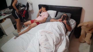 I have sex with my girlfriend in front of my brother.