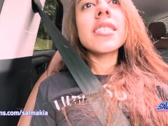 Real Amateur car Fun- I got so Wet I had to Touch Myself