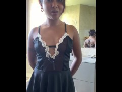 Petite desi MiaZ gives you jerk off instructions while masturbating - Screenshot 7 of 16 - Small Petite Girl