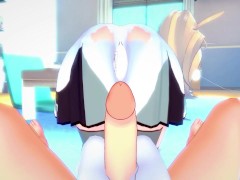 POV Hentai Footjob from USS Gambier from Kantai Collection