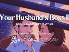 ASMR Audio Porn: Wife Fucks Husband’s Boss at Work – Cuckold Hotwife Fantasy – Erotic Audio Story
