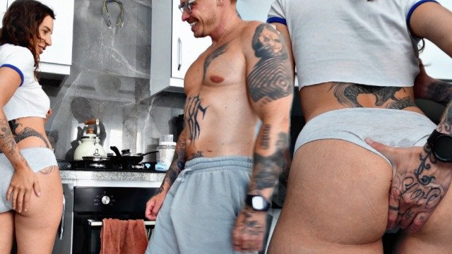 I couldn't deny my stepfather his first anal experience...