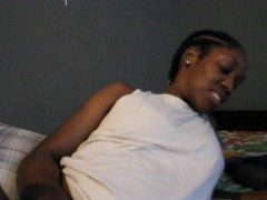 Cute Black Ebony Girl Gets Oiled Down and Freaky - She needs some discipline