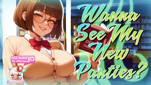[F4M] The Freaky Library Girl Has A Few New Surprises Up Her... Panties, Just For You 💕{Lewd ASMR}