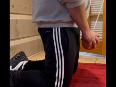 Self ballbusting video 1 - Screenshot 8 of 16 - Trackies