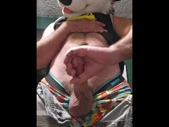 Take your cock out and don't cum until I do. Stroking with @AngryBarks  💦