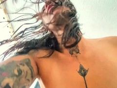 Cute Latina stepsister loses her virginity finally opens her legs to me!