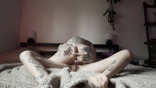 Hot Tattooed Butch Babes Tribbing/Frotting/Fucking, FTM, Dykes, Size Kink, Romantic, REAL COUPLE!!