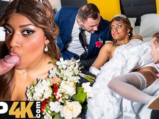 VIP4K. Damn Good Wedding Fun with my Bestie💦