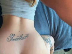 Tatted Pawg Fitness Babe W/ Big Tits Gets Fucked Doggy Post Workout, Real Amateur Couple