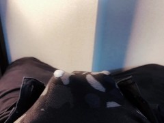 精液貫通オナニー♡下着越しにちんちんなでなでしてたら気持ちよくなちゃって.....♡ - Screenshot 16 of 16 - Solo Male Amateur