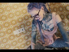 Spread open and letting it pour all over books and toys