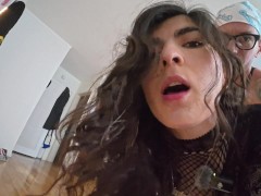 Step Sister Uses Step Bro's Cock to Scratch Deep Down Her Throat 🤑💦💦 POV💣🔥🔥