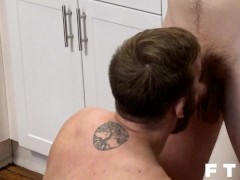 JockPussy - Tyler and Luke fuck raw in the kitchen