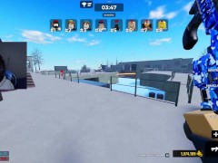 fighting in the snow again