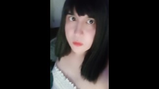 Cute Crossdresser Jerking Off in Lingerie 💖💦
