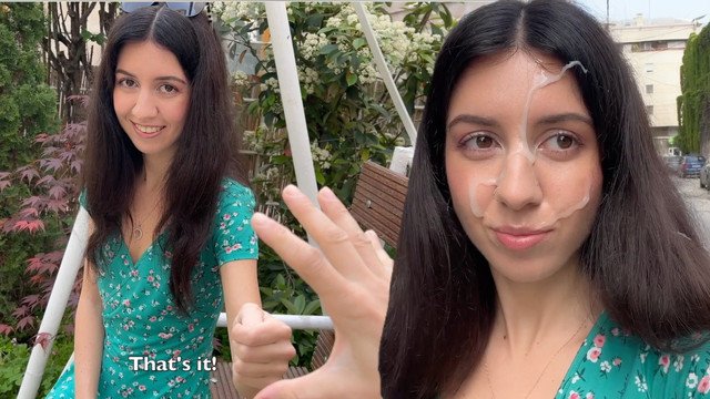 If you lose the game - you'll have to walk on public with cum on your face! - Cumwalk