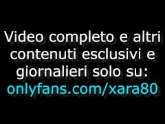 il bastardo dopo avermi sfondato e sborrato la figa in 2 ha deciso ha deciso di rompermi il culo ita