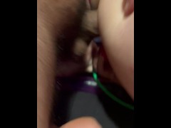 GanjaGoth - Doggy style pounding while using her Rose vibrator! 5/16