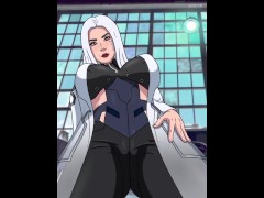 Sonia mostrando sus enormes tetas en el laboratorio! 🤍