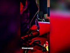 BBC stroking to close up cumshot