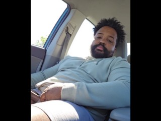Cute Bear Car Jerk before Gym