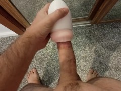 Mirror Playtime Part 2 - Screenshot 1 of 16 - Guy Jacking Off