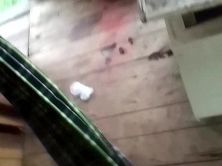 В саду Аделино Далила вызвала приливные волны, которые сотрясали, но не тонули в ванной комнате Samson