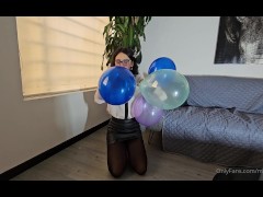 Step pop with leather boots and tights (full video on C4S / MV / OF / Membersite)