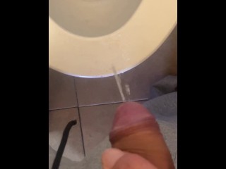 Taking a Long Piss with a Boner
