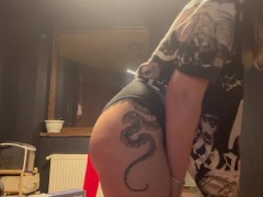 My big ass FARTING with echo in my black room. (Full clip on my of page)