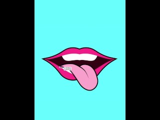 Сексуальные губы Art - Adobe Illustrator