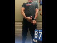 JockDad87 Says 'Just Do It' and jerks his Big Cock