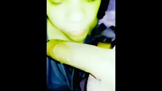 SHE HULK PARODY COSPLAYS IN GREEN DRESS AND GIVES BIG DICK BLOWJOB SPITS DEEPTHROAT AND GAGGING