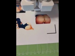 Anime Girl Bums and Panties Stickers