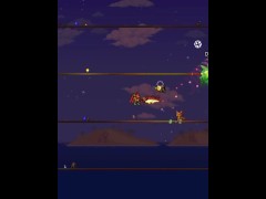 Venciendo al Duke en Terraria