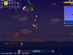Venciendo al Duque Fishron en Modo Maestro Terraria