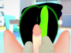 POV Hentai Footjob from Shego from Kim Possible
