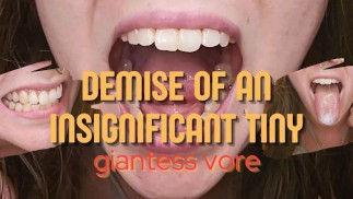 Giantess Vore Demise of an Insignificant Tiny trailer