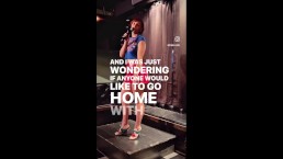 Milf Comedian asks guy to go home with her after stand up set