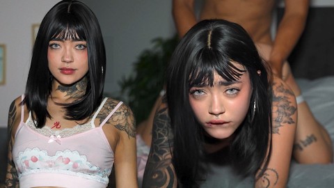 Mexican Goth Girl Gets Sex Therapy