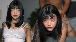 Mexican Goth Girl Gets Sex Therapy