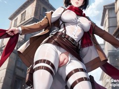 Attack on Titan Porn Mikasa Ackerman Hentai R34 collection nsfw nude cartoon porn pictures watch now