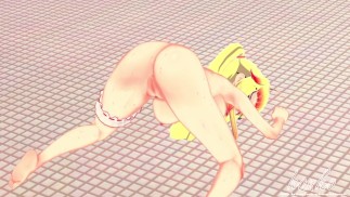 3D Hentai - Anime Mädchen wird in Missionar & Doggy geleckt und hart gefickt