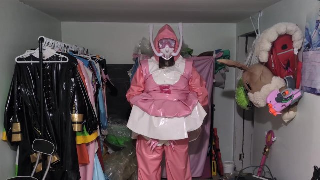 PVC Magical Girl Snorkel and Bagging Breathplay Vibraitor