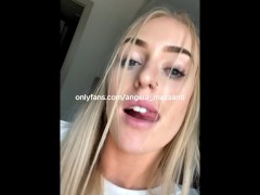 Busty Blonde Transparent Nighty Amazon Try On - Screenshot 16 of 16 - Bustyblonde