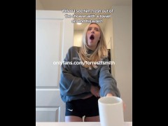 Yoga Teen Pussy Slip Up Oops