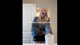 Yoga Teen Pussy Slip Up Oops