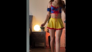 SEXY BRUNETTE LINGERIE TRY ON - No Bra, No Shame